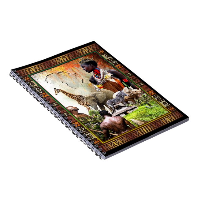 Woman King • Afrocentric Planner  Notebook (Right Side)