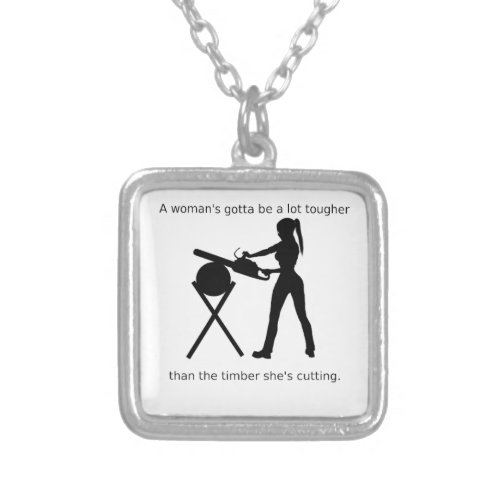 Woman Logger Necklace