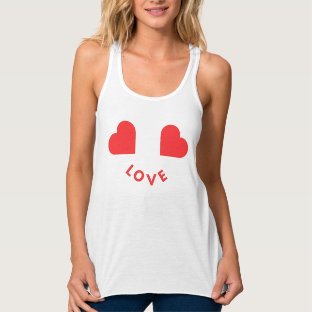 woman Love Tank Top (Front)