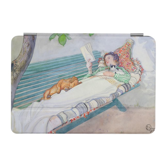 Woman Lying on a Bench, 1913 iPad Mini Cover (Horizontal)