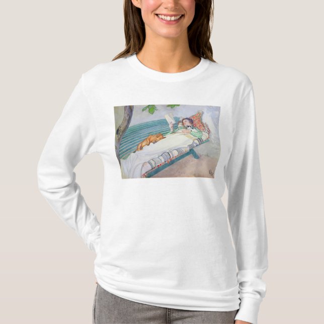 Woman Lying on a Bench, 1913 T-Shirt (Front)