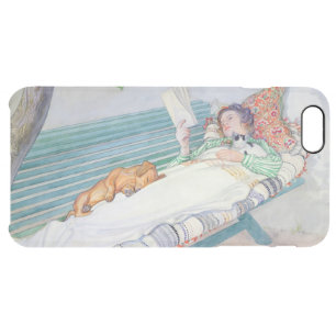 Woman Lying on a Bench, 1913 Clear iPhone 6 Plus Case