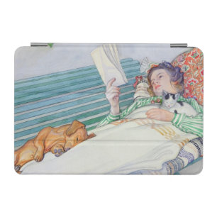 Woman Lying on a Bench, 1913 (w/c on paper) iPad Mini Cover
