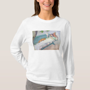 Woman Lying on a Bench, 1913 (w/c on paper) T-Shirt