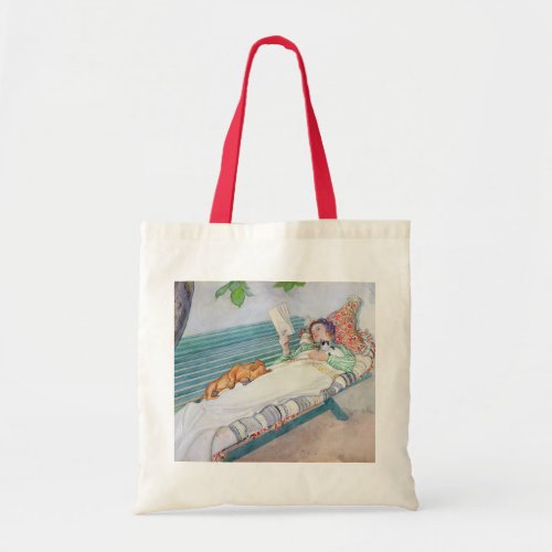 Woman Lying on a Bench 1913 wc on paper Tote Bag