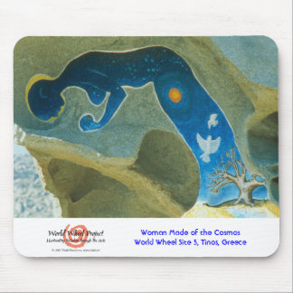 Woman Made of Cosmos/Mouse Pad Mouse Pad