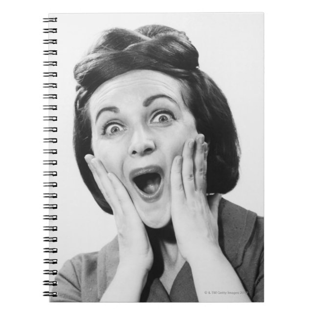 Woman Making Face Notebook (Front)