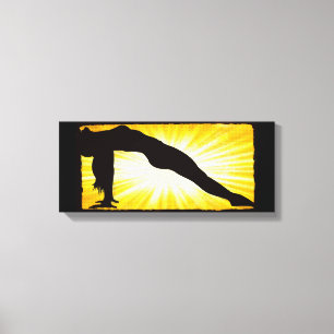 Woman Meditation Zen Canvas Wall Art