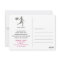 Woman Moving Announcement Pink Black Gray
