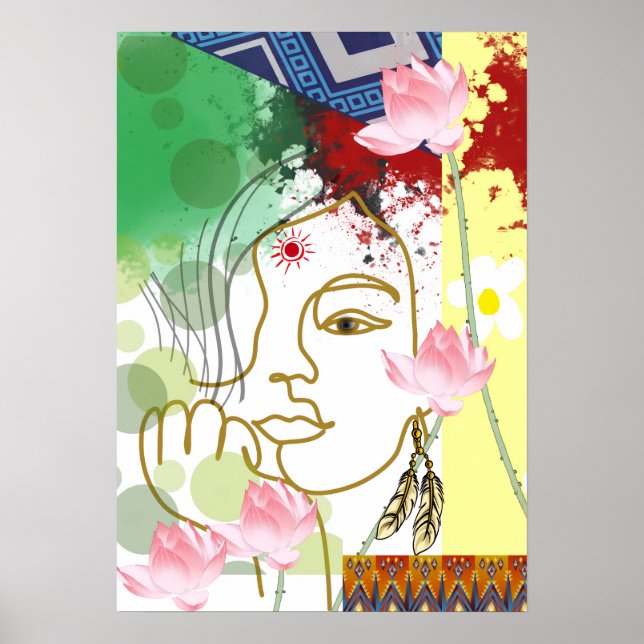 Woman & Nature- Wall Art (Front)