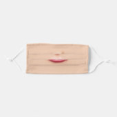 Woman Nose Ring and Lips Adult Cloth Face Mask (Front, Folded)