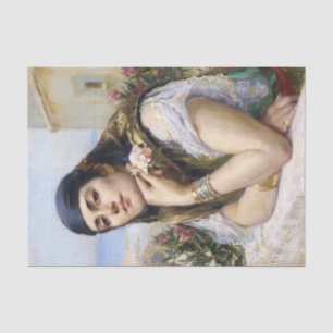 Woman of Algiers, Arthur Bridgman  Tissue Paper