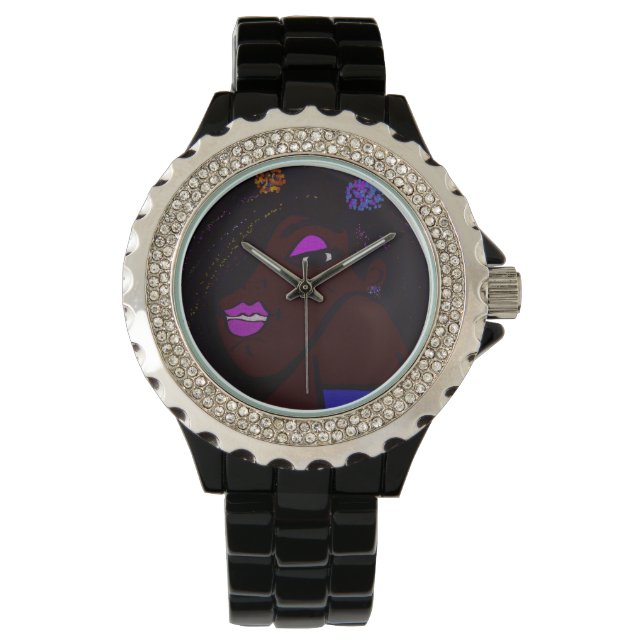 Woman of  Color Animation Watch (Front)