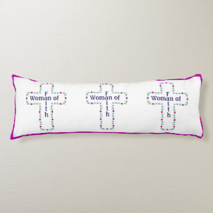 Woman of faith body pillow