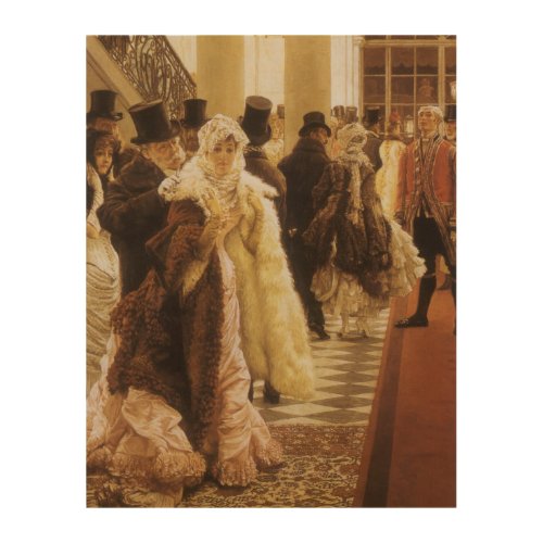 Woman of Fashion by Tissot Vintage Victorian Art
