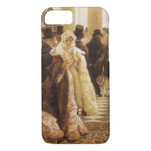 Woman of Fashion by Tissot Vintage Victorian Art iPhone 87 Case
