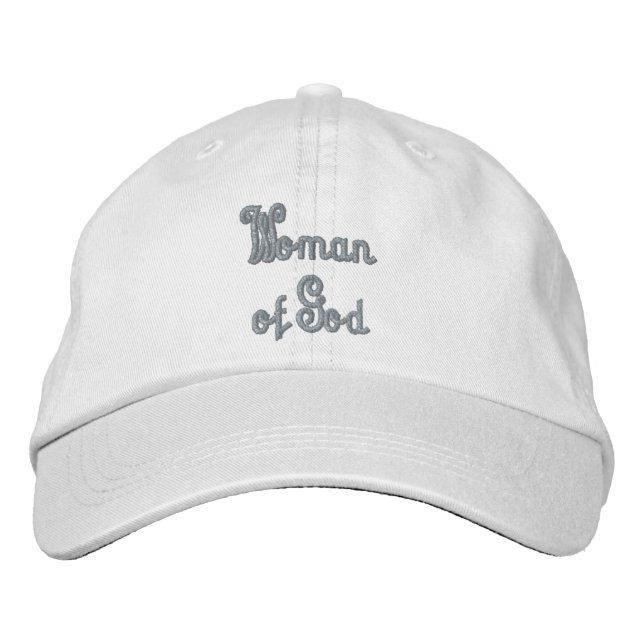 Woman of God. Embroidered Baseball Cap (Front)