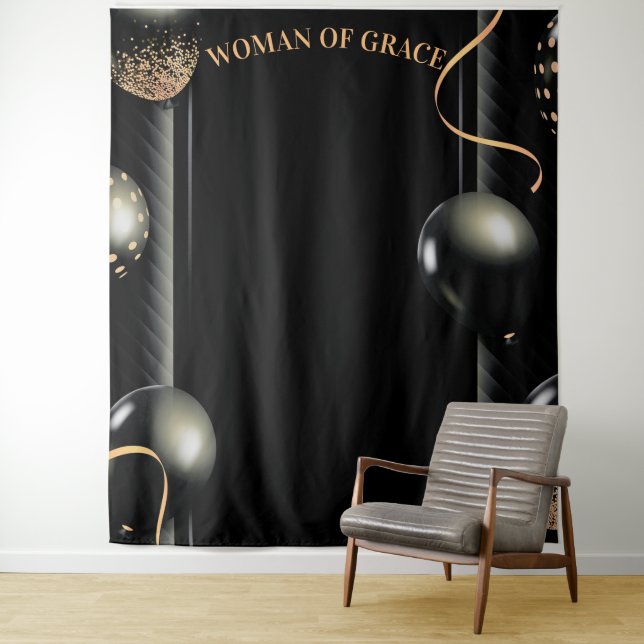 Woman of honor tapestry (In Situ)