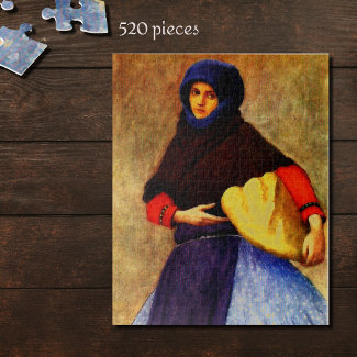 WOMAN OF KALOCSA IN WORK-DAY DRESS   