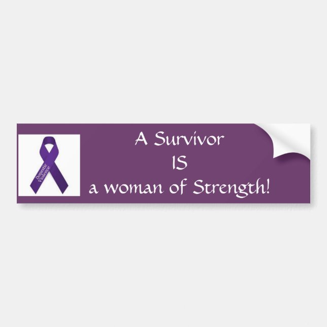 Woman of Strength! Bumper Sticker (Front)