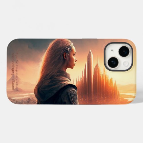 Woman of the Future Outside a City Case_Mate iPhone 14 Case