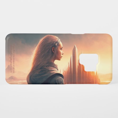 Woman of the Future Outside a City Case_Mate Samsung Galaxy S9 Case