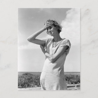 Woman of the High Plains Postcard