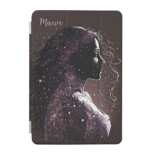 Woman of the Stars Purple & Brown iPad Mini Cover
