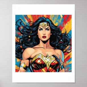 Woman Of Wonder Sticker  Poster