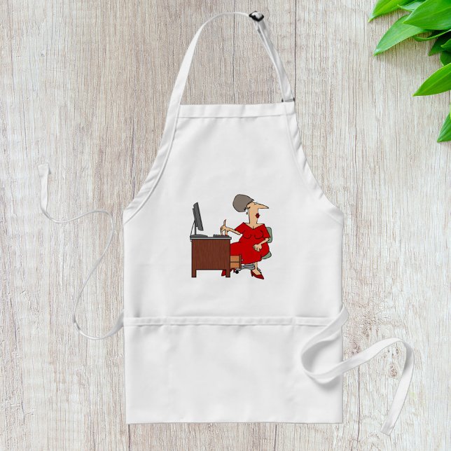 Woman Office Worker Adult Apron (Creator Uploaded)