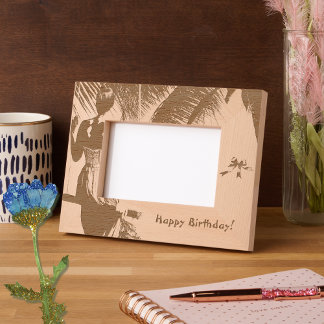 Woman on a Swing Engraved Frames