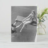 Woman on Diving Board (Standing Front)
