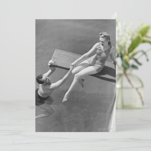 Woman on Diving Board (Standing Front)