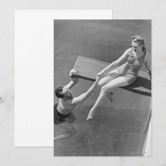 Woman on Diving Board (Front/Back)