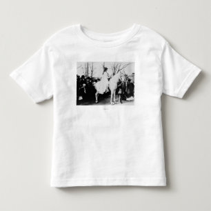 Woman on Horse Woman's Suffrage Parade Photograp Toddler T-shirt