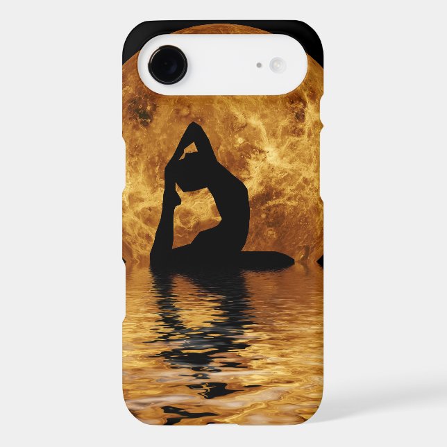 woman on moon background Case-Mate samsung galaxy case (Back)