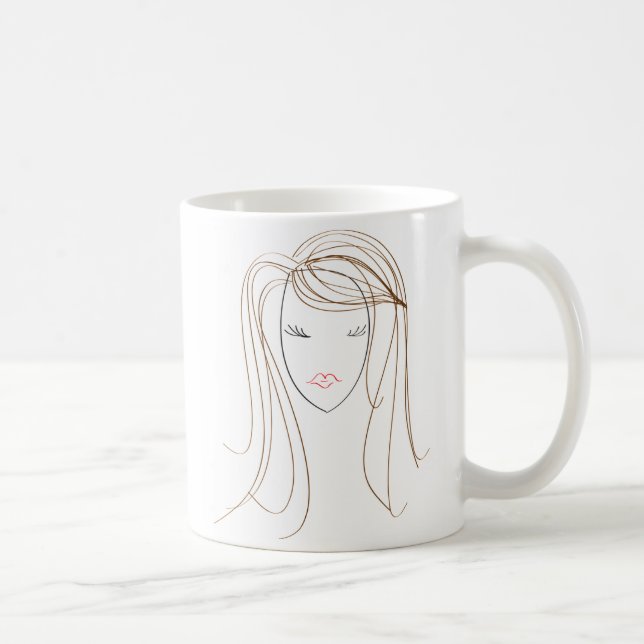 Woman on Mug (Right)