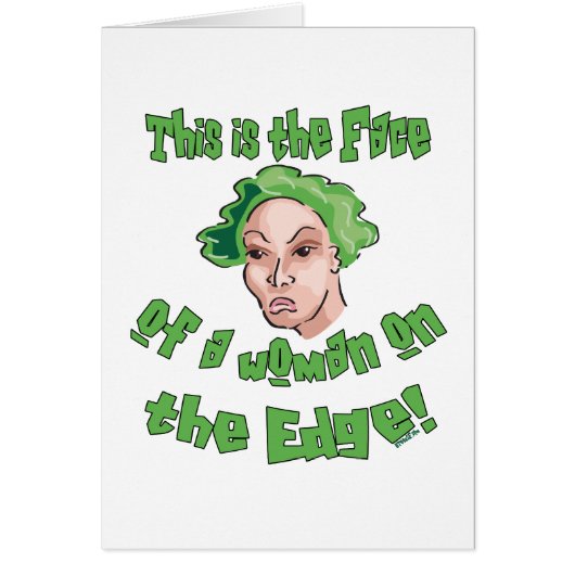 Woman on the Edge Cards (Front)