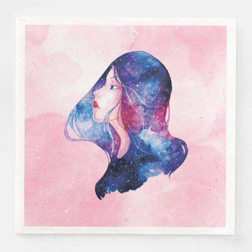 Woman Paper Dinner Napkins