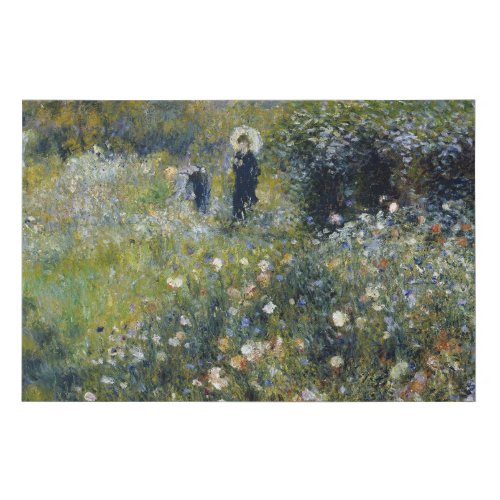 Woman Parasol by Renoir Faux Wrapped Canvas Print