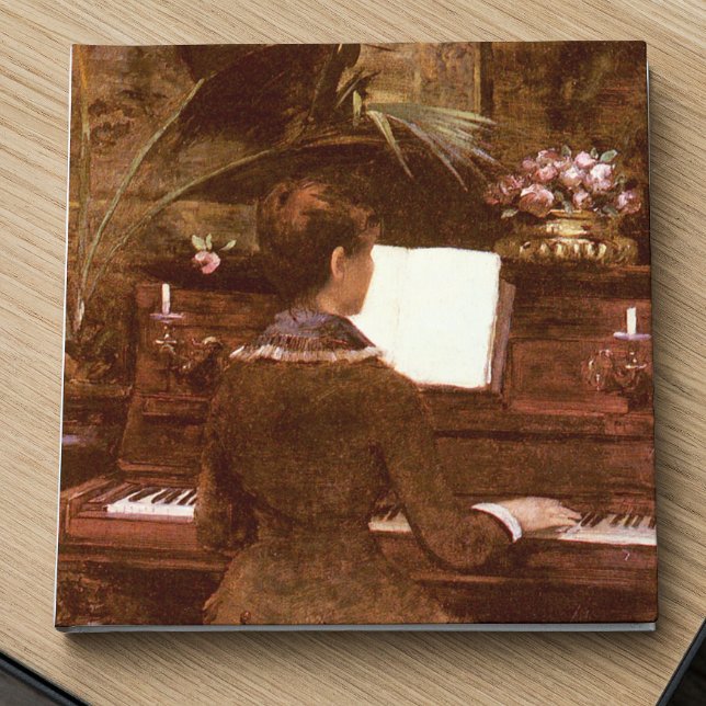Woman Playing Piano 3 Ring Binder (Creator Uploaded)