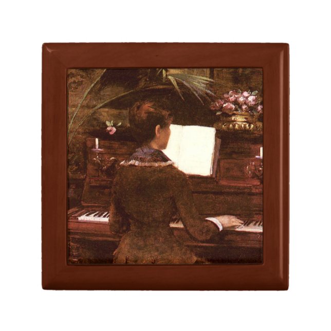 Woman Playing Piano  Gift Box (Front)