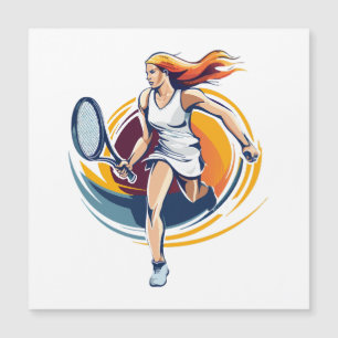 woman playing tennis
