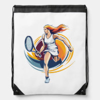 woman playing tennis
