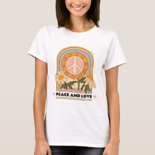 Woman Playlist. Hippie retro illustration. T-Shirt