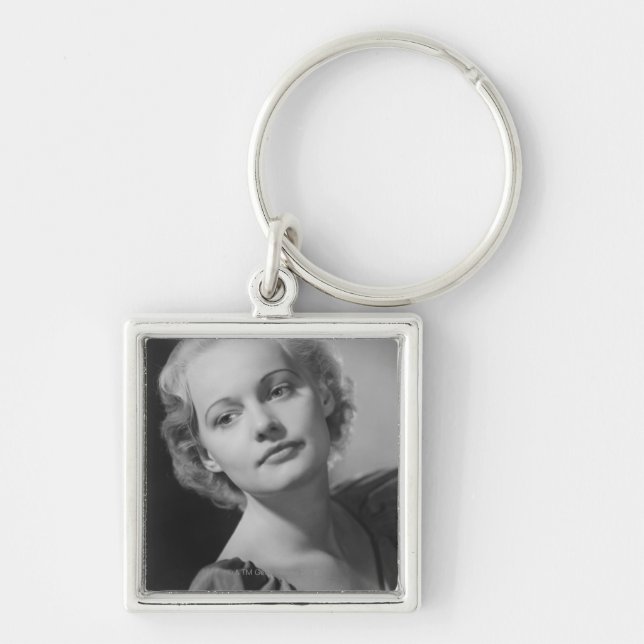 Woman Posing 2 Keychain (Front)
