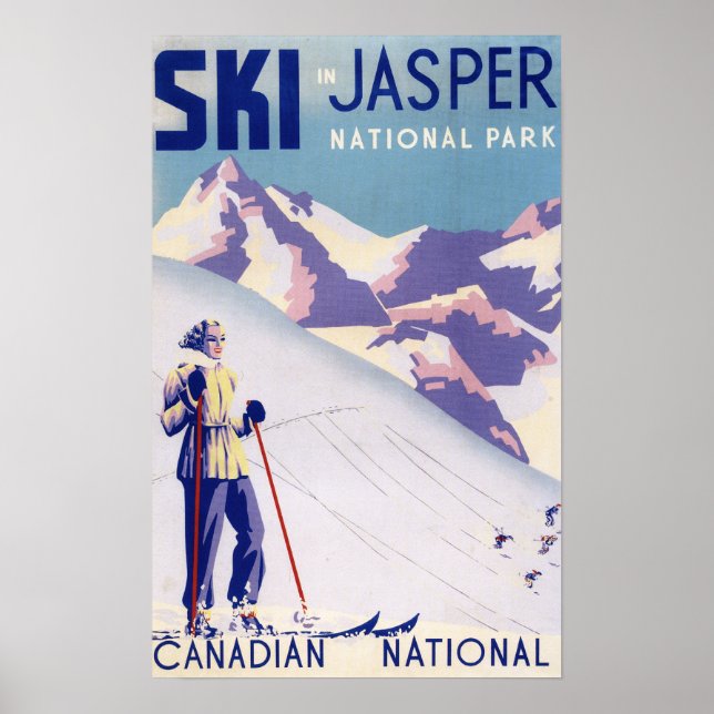 Woman Posing Open Slopes Poster (Front)