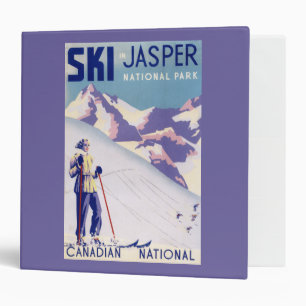 Woman Posing Open Slopes Poster Binder