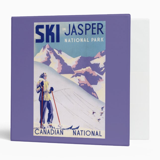 Woman Posing Open Slopes Poster Binder (Front/Inside)