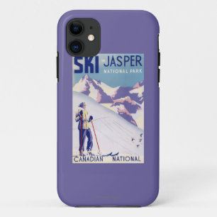 Woman Posing Open Slopes Poster iPhone 11 Case
